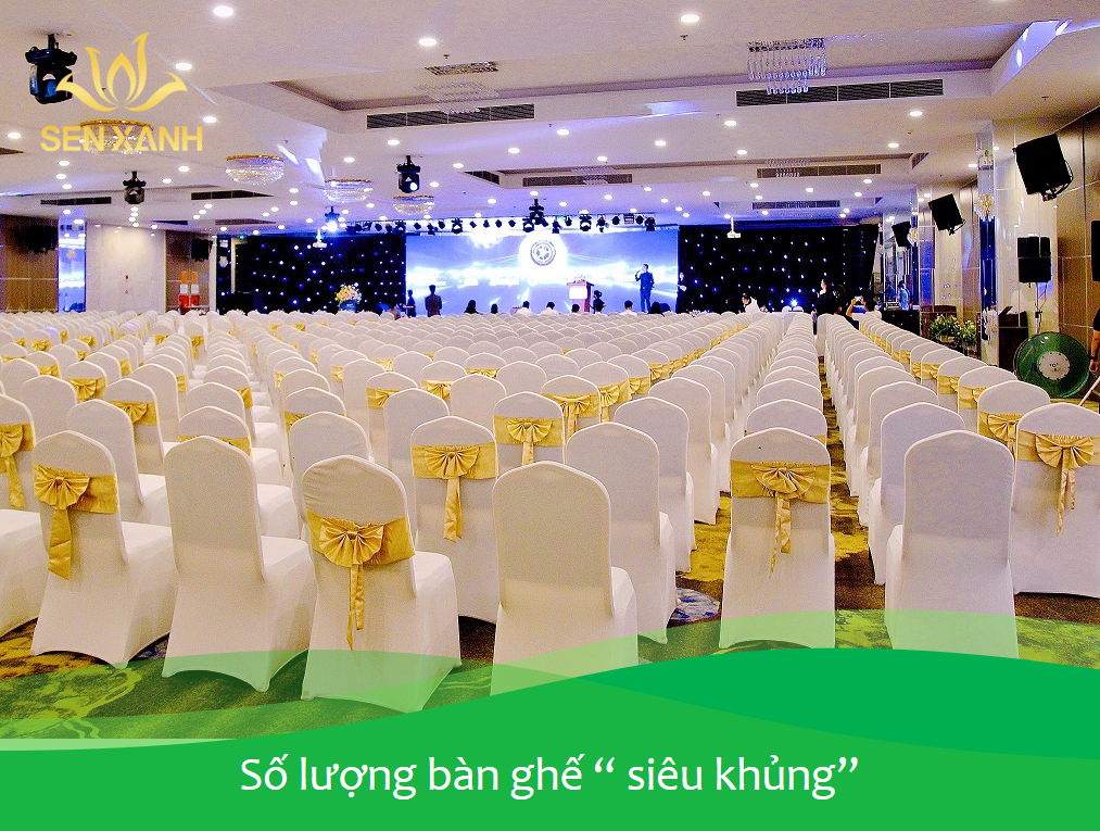 số lượng bàn ghế khủng