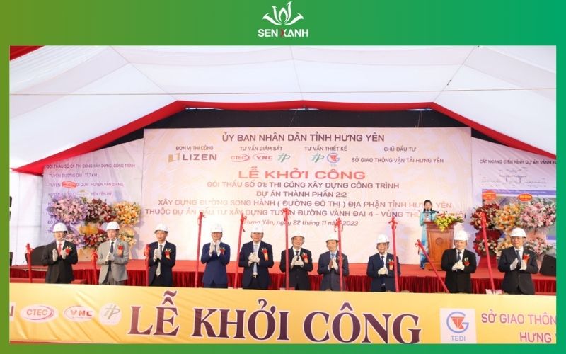 Dịch vụ tổ chức lễ khởi công - động thổ chuyên nghiệp của Sen Xanh Event