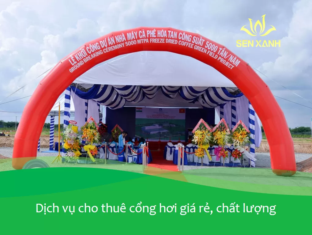 Dịch vụ cho thuê cổng hơi giá rẻ, chất lượng