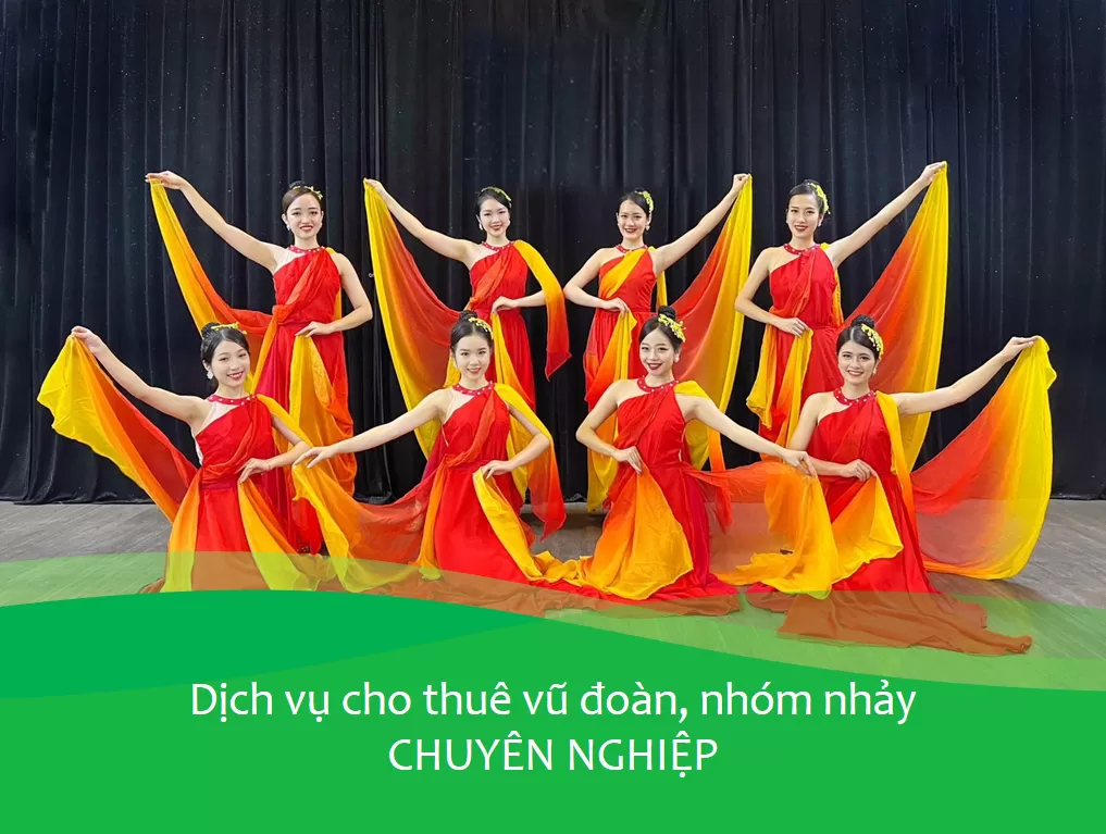 Dịch vụ cho thuê vũ đoàn, nhóm nhảy sự kiện chuyên nghiệp