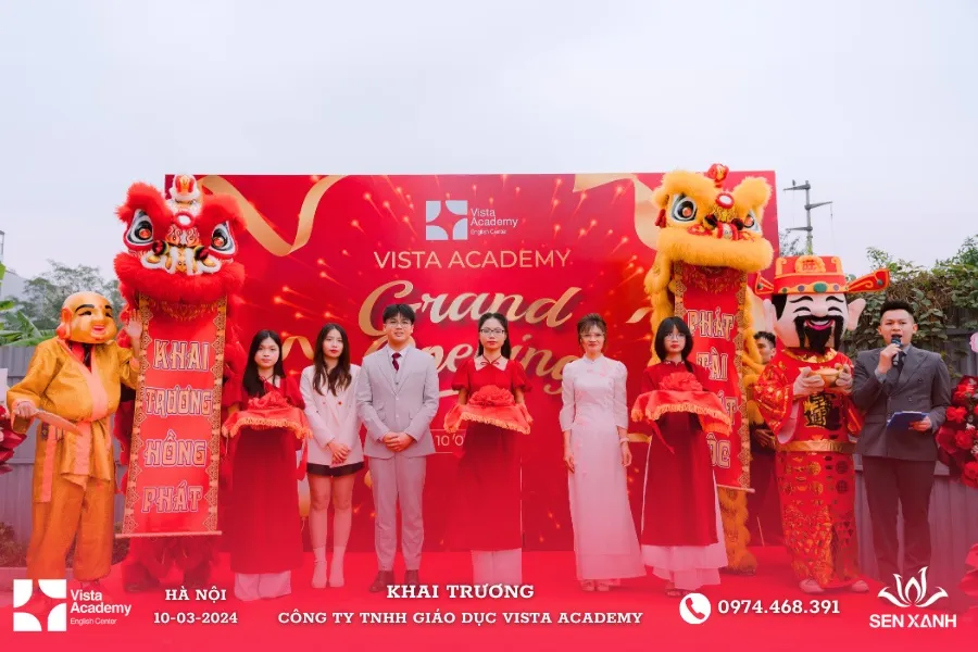 KHAI TRƯƠNG Công ty TNHH Giáo dục VISTA ACADEMY