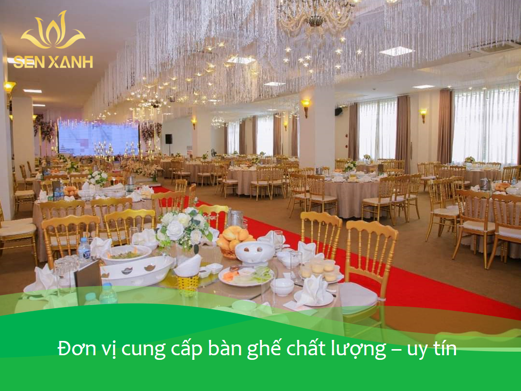 đơn vị cung cấp b&agrave;n ghế sự kiện uy t&iacute;n, chất lượng
