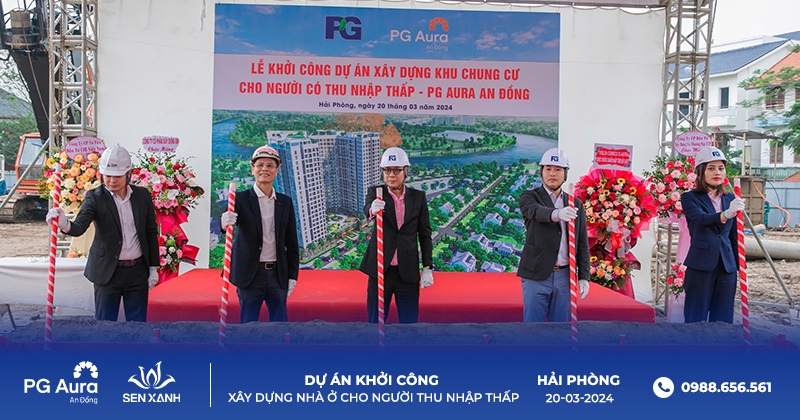 Lễ khởi c&ocirc;ng được tổ chức bởi Sen xanh 